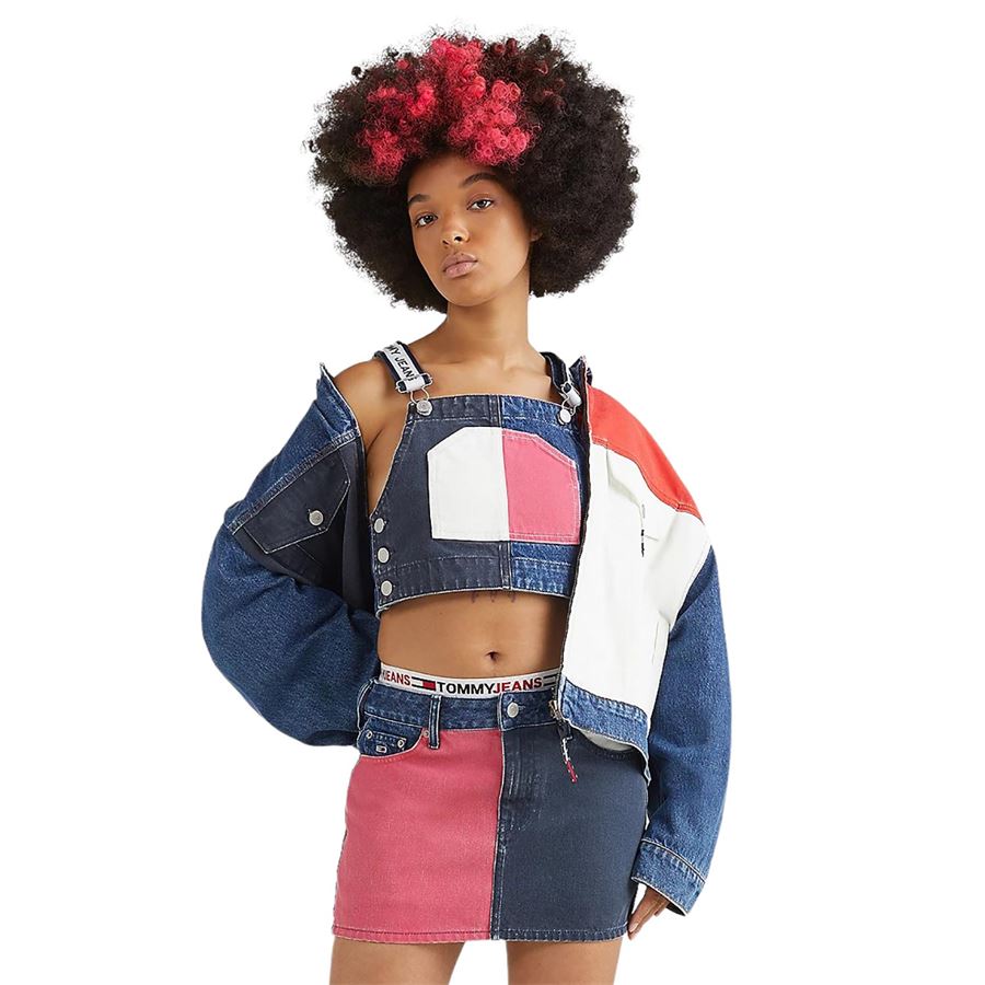 DUNGAREE TOP AG7057 Tommy Jeans | DW0DW148401BJ